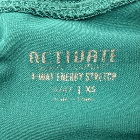 Activate Scrub Pants Womens Size XS Green 4Way Stretch Medical Nurse Tech - Picture 6 of 14
